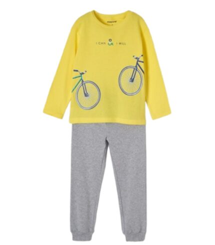 Εφηβική πυτζάμα Mayoral αγόρι μακρυμάνικη σχέδιο ποδήλατο
