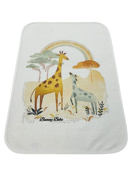 Σελτές Bunny Bebe 45x65cm αδιάβροχος με καμηλοπάρδαλη